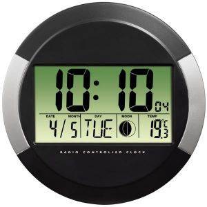 HAMA 104936 PP-245 DCF RADIO WALL CLOCK BLACK HAMA 104936 PP-245 DCF RADIO WALL CLOCK BLACK