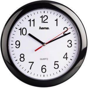 HAMA 113920 PP-250 QUARTZ WALL CLOCK BLACK