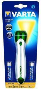 VARTA TRILOGY FLASHLIGHT 2AAA GREEN