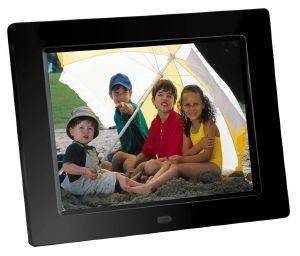 BRAUN DIGIFRAME 850 8\'\' PHOTO FRAME WITH SPEAKER BLACK