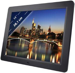 BRAUN DIGIFRAME 1580 15\'\' PHOTO FRAME WITH SPEAKERS BLACK MATTE BRAUN DIGIFRAME 1580 15\'\' PHOTO FRAME WITH SPEAKERS BLACK MATTE