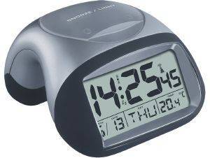 TFA 98.1017 \'RING RING\' RADIO CONTROLLED ALARM CLOCK WITH THERMOMETER