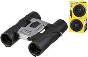 NIKON ACULON A30 8X25 BINOCULAR SILVER + SPEAKER SET