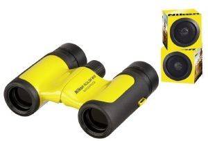 NIKON ACULON W10 8X21 BINOCULAR YELLOW + SPEAKER SET NIKON ACULON W10 8X21 BINOCULAR YELLOW + SPEAKER SET