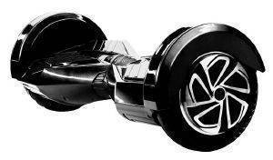 SKYMASTER SMART BALANCE BOARD 2WHEELS 8\'\' WITH BLUETOOTH SPEAKER BLACK