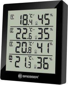 BRESSER TEMEO HYGRO QUADRO BLACK BRESSER TEMEO HYGRO QUADRO BLACK