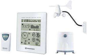 BRESSER WEATHER CENTER WIRELESS WEATHER STATION WHITE/SILVER