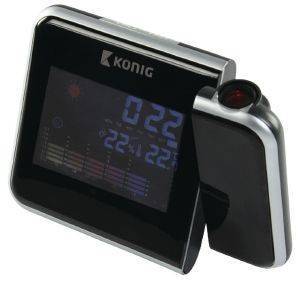 KONIG KN-WS103N LCD PROJECTION CLOCK WITH WEATHER FORECAST