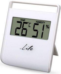 LIFE WES-102 DIGITAL INDOOR THERMOMETER WITH HYGROMETER