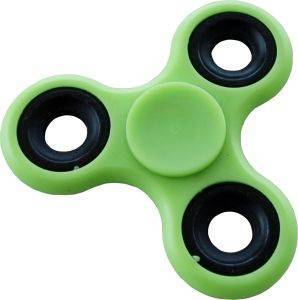 SPINNER GLOWING IN THE DARK LUMINOUS GREEN