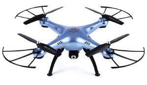 SYMA X5HW 4-CHANNEL 2.4G RC QUAD COPTER WITH GYRO + CAMERA BLUE