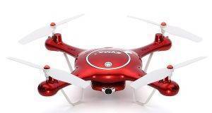 SYMA X5UW 4-CHANNEL 2.4G QUAD COPTER WITH GYRO + 720P WIFI CAMERA RED SYMA X5UW 4-CHANNEL 2.4G QUAD COPTER WITH GYRO + 720P WIFI CAMERA RED