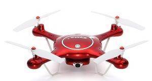 SYMA X5UW 4-CHANNEL 2.4G QUAD COPTER WITH GYRO + 720P WIFI CAMERA RED