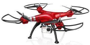 SYMA X8HG 4-CHANNEL 2.4G RC QUAD COPTER WITH GYRO + 8MP CAMERA RED