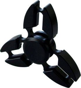 SPINNER  LARGE FLOWER STAR BLACK