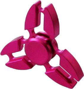 SPINNER  LARGE FLOWER STAR PINK