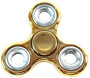 FIDGET SPINNER TOY - GOLD/SILVER METAL