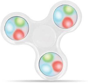 HAND FIDGET SPINNER WITH LED ΛΕΥΚΟ HAND FIDGET SPINNER WITH LED ΛΕΥΚΟ