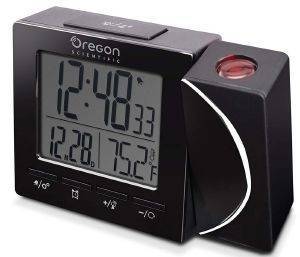 OREGON SCIENTIFIC RM512P PROJECTION CLOCK WITH INDOOR TEMPERATURE GREY