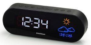 AUDIOSONIC CL-1489 CLOCK RADIO WEATHER INDICATION - HI-LO DIMMER