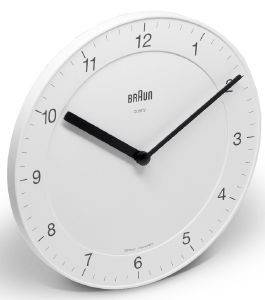 BRAUN BNC006 CLASSIC WALL CLOCK WHITE