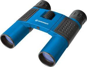 BRESSER TOPAS 10X25 POCKET BINOCULARS BLUE