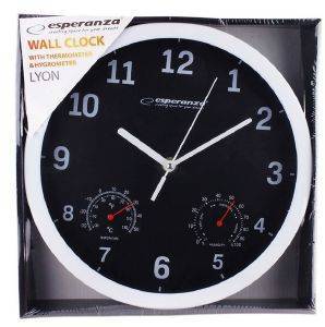 ESPERANZA ESPERANZA EHC016K WALL CLOCK LYON BLACK