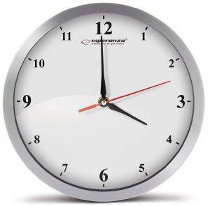 ESPERANZA EHC009W WALL CLOCK DETROIT WHITE