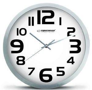 ESPERANZA EHC013W WALL CLOCK ZURICH WHITE