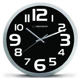 ESPERANZA ESPERANZA EHC013K WALL CLOCK ZURICH BLACK