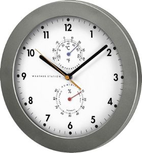 Εικόνα από HAMA 186344 PG-300 DCF RADIO WALL CLOCK WITH THERMOMETER/HYGROMETER