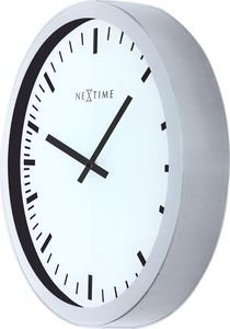 NEXTIME CLOCK 3031 MAGIC - STRIPE 25X35.2 CM WALL WHITE NEXTIME CLOCK 3031 MAGIC - STRIPE 25X35.2 CM WALL WHITE