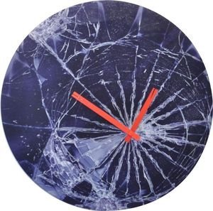 NEXTIME CLOCK 8147 CRASH 43CM WALL BLUE NEXTIME CLOCK 8147 CRASH 43CM WALL BLUE