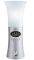 CLOCK-ALARM LAMP SILVER