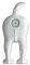 DOG-END TOWEL HOLDER WHITE