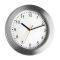 TFA 98.1046 BRUSHED ALUMINIUM WALL CLOCK