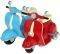 50 FIFTY CONCEPTS RETRO WIND UP SCOOTERS