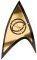ZEON STAR TREK SCIENCE EMBLEM WALL CLOCK