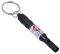 MUNKEES 3385 EMERGENCY WHISTLE KEYRING WITH WATERPROOF CAPSULE BLACK