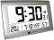 LA CROSSE WS8009 WALL CLOCK JUMBO DISPLAY SILVER