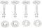DJI ZENMUSE H4-3D SAFETY PINS 11337