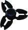 SPINNER  SMALL FLOWER STAR BLACK