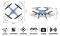 SYMA X5HW 4-CHANNEL 2.4G RC QUAD COPTER WITH GYRO + CAMERA BLUE