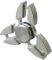 SPINNER  LARGE FLOWER STAR SILVER