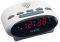 LENCO ICR-210 FM CLOCK RADIO WHITE
