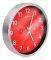 BRESSER MYTIME THERMO-/ HYGRO- WALL CLOCK 25CM RED