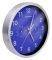 BRESSER MYTIME THERMO-/ HYGRO- WALL CLOCK 25CM BLUE