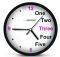 ESPERANZA EHC014K WALL CLOCK PRAGUE BLACK