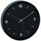 TFA 60.3056.01 BLACK ANALOGUE WALL CLOCK