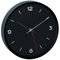 TFA 60.3056.01 BLACK ANALOGUE WALL CLOCK